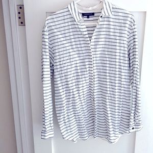 Lafayette 148 New York Linen Blouse - Size Small - EUC